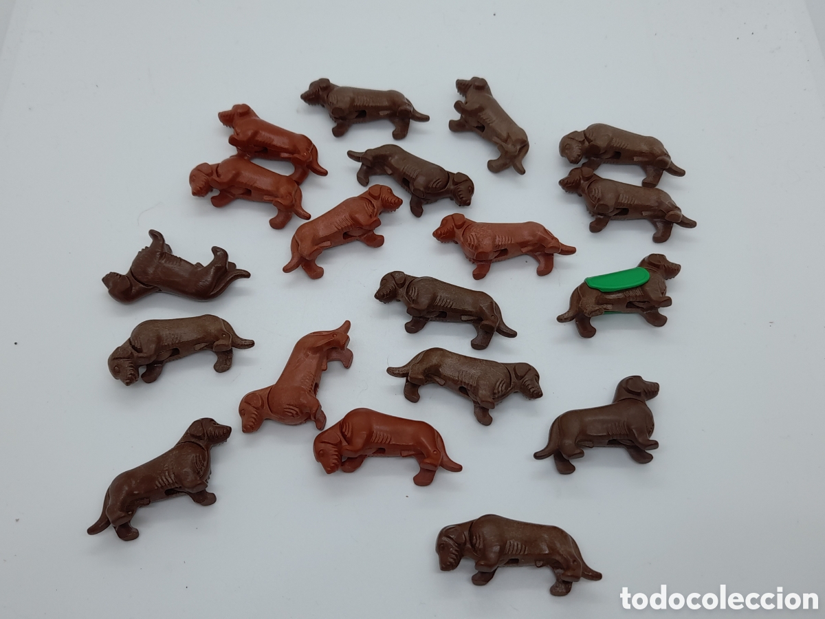 Playmobil: PLAYMOBIL. LOTE DE PERROS SALCHICHA