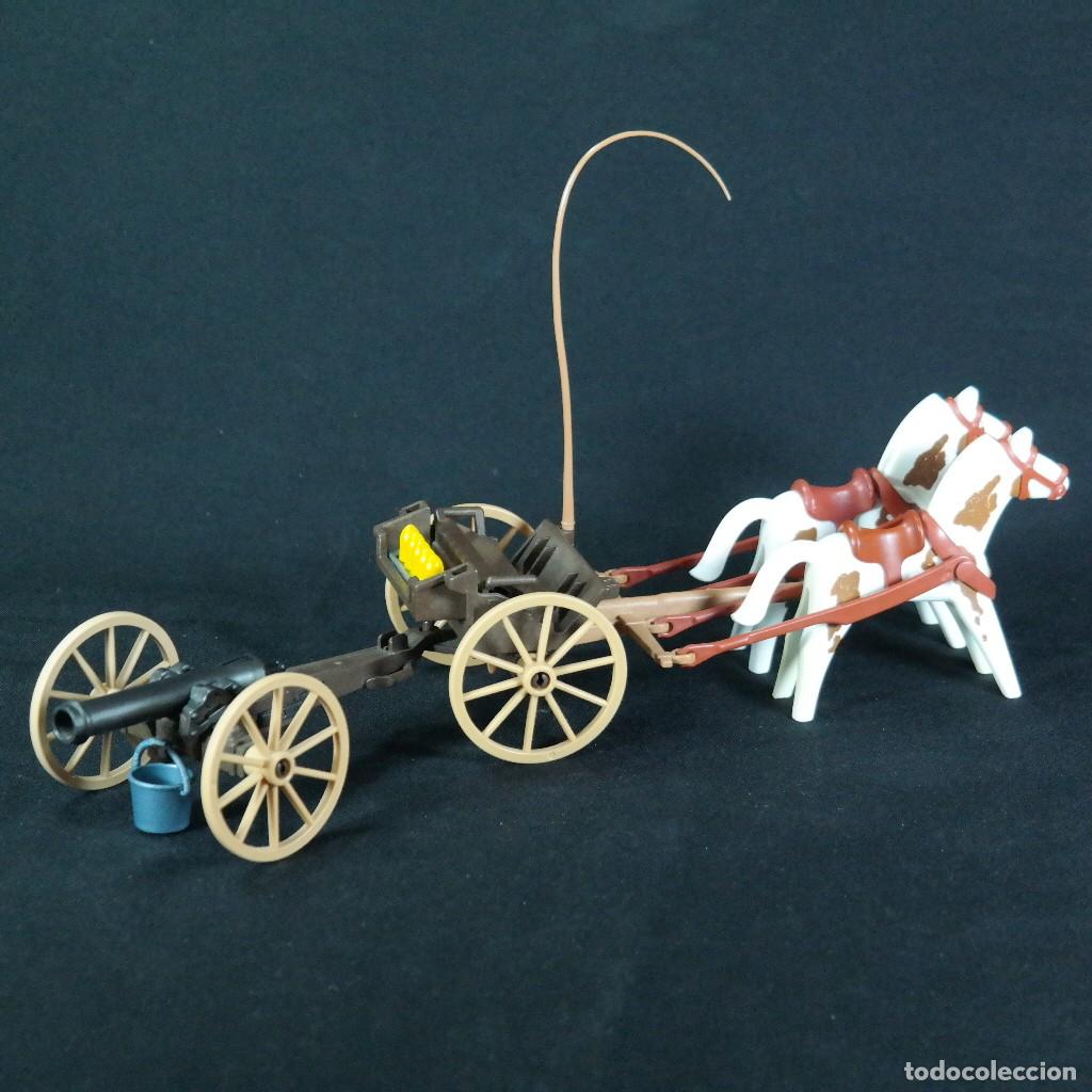 Playmobil: Playmobil carro con canon soldados ☼
