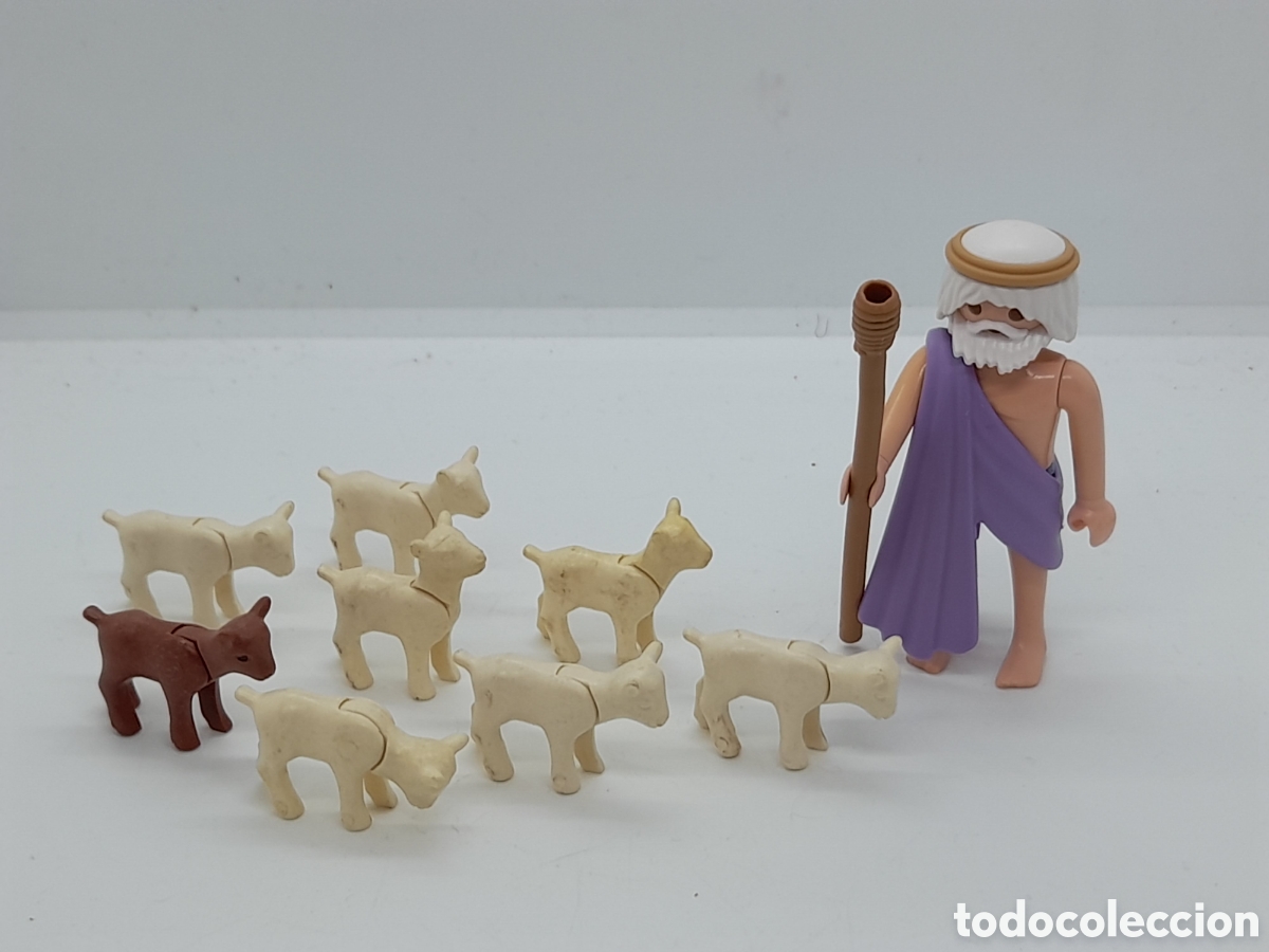 Playmobil: PLAYMOBIL. PASTOR CON OVEJITAS. IDEAL BELEN, DIORAMAS, ETC