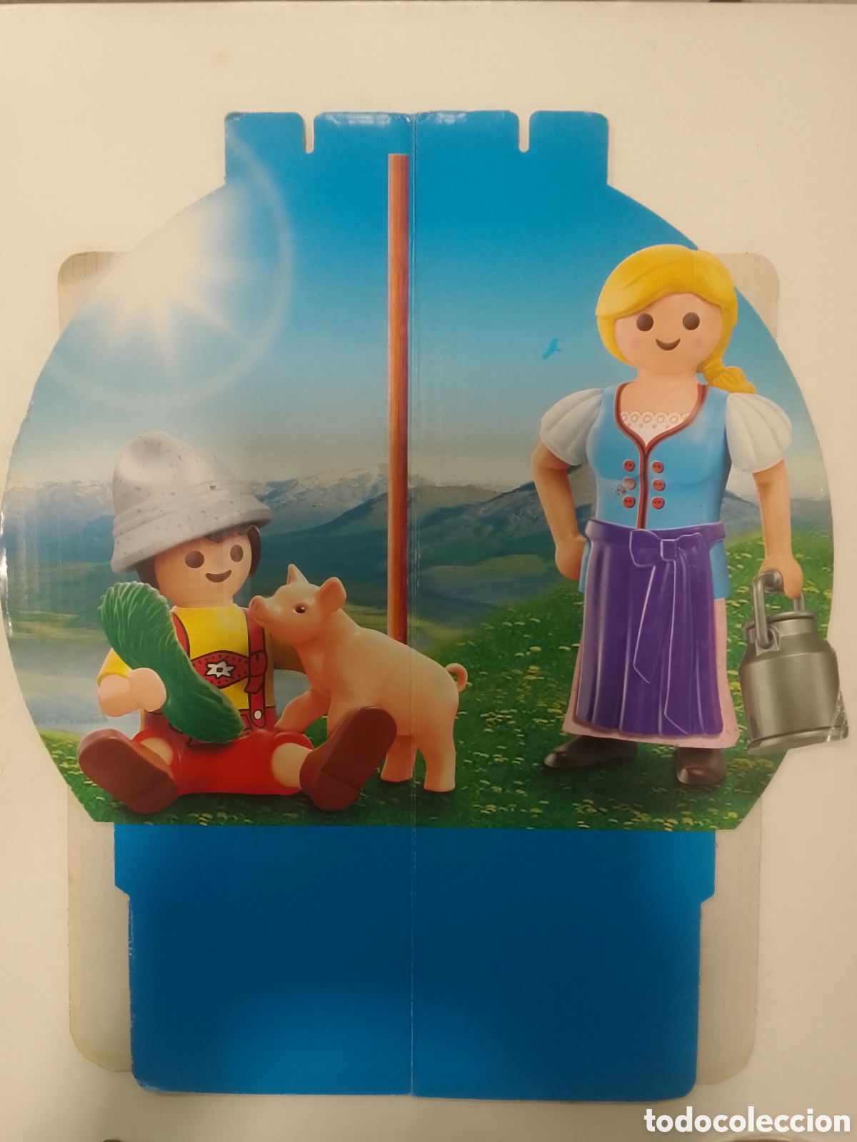 Playmobil: Cart&oacute;n expositor Playmobil.