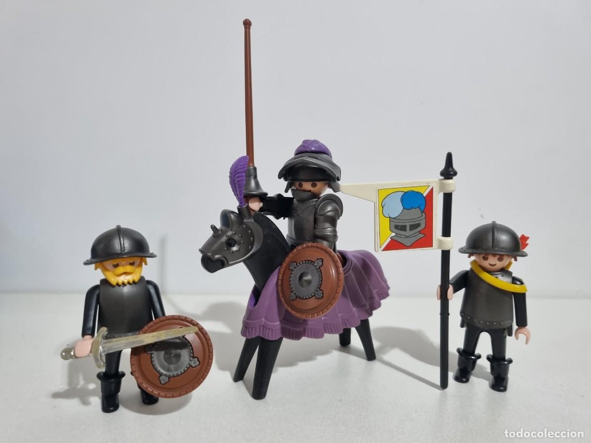 Playmobil: Playmobil 3329 Antiguo Set Caballero Justa Torneo Dragon Medieval Castillo