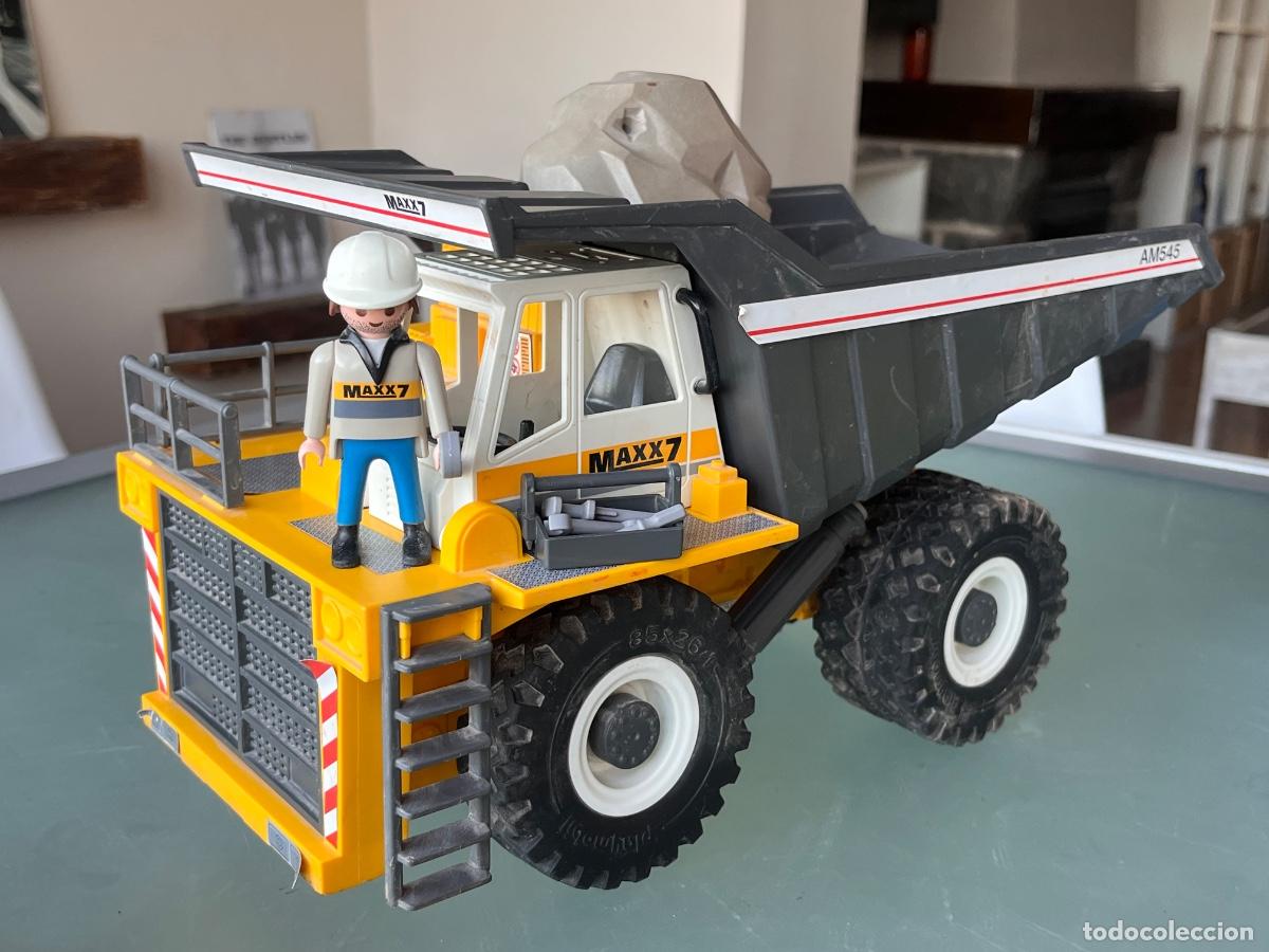 Playmobil: 4037 Cami&oacute;n volquete pesado con accesorios Playmobil