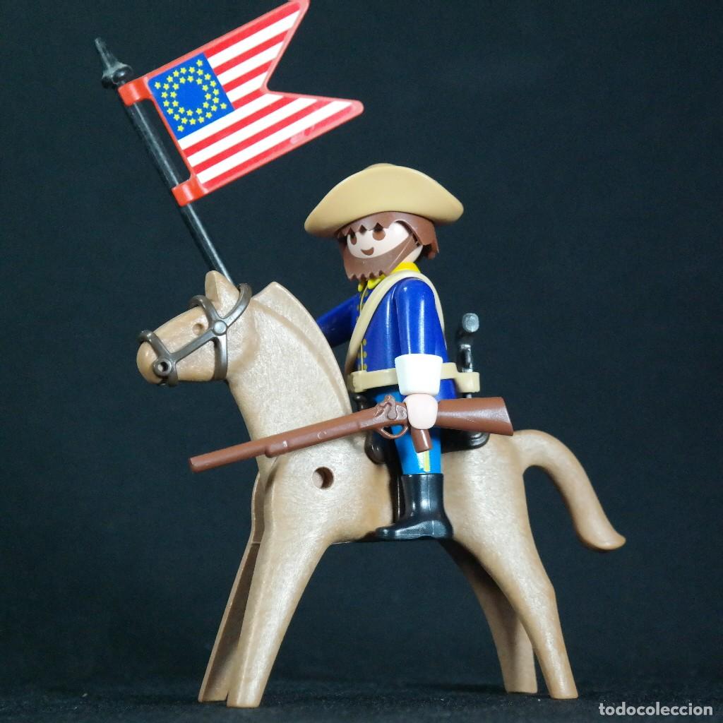 Playmobil: Playmobil soldado nordista a caballo ☼