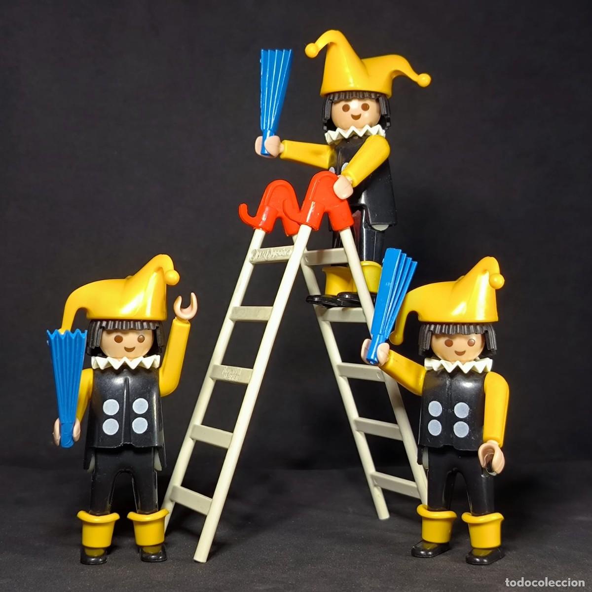 Playmobil: Playmobil tres payasos con escalera ☼