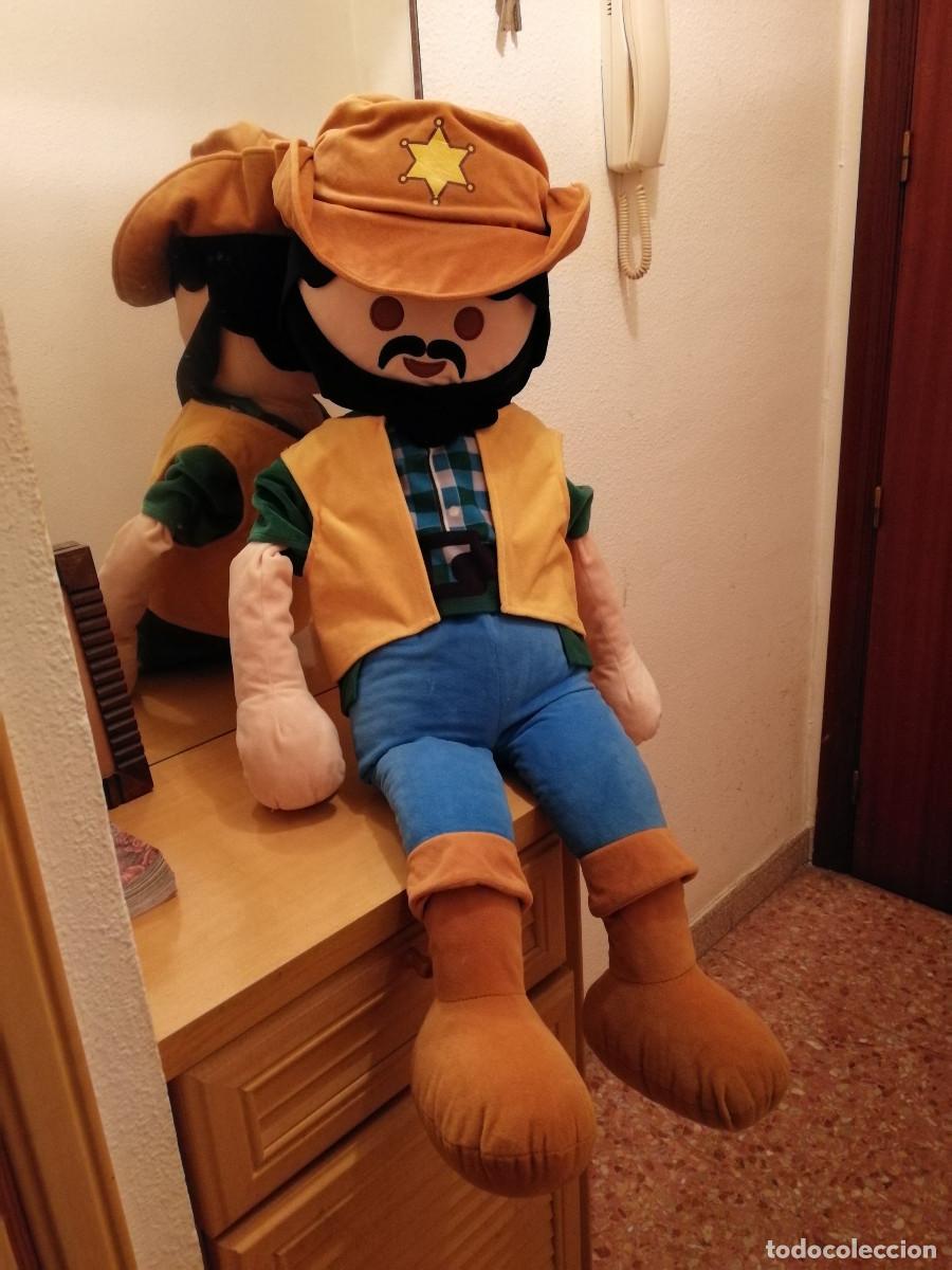 Playmobil: PELUCHE GIGANTE - PLAYMOBIL XXL - 90 CM - VAQUERO SHERIFF - A&Ntilde;O 2018 - WESTERN OESTE