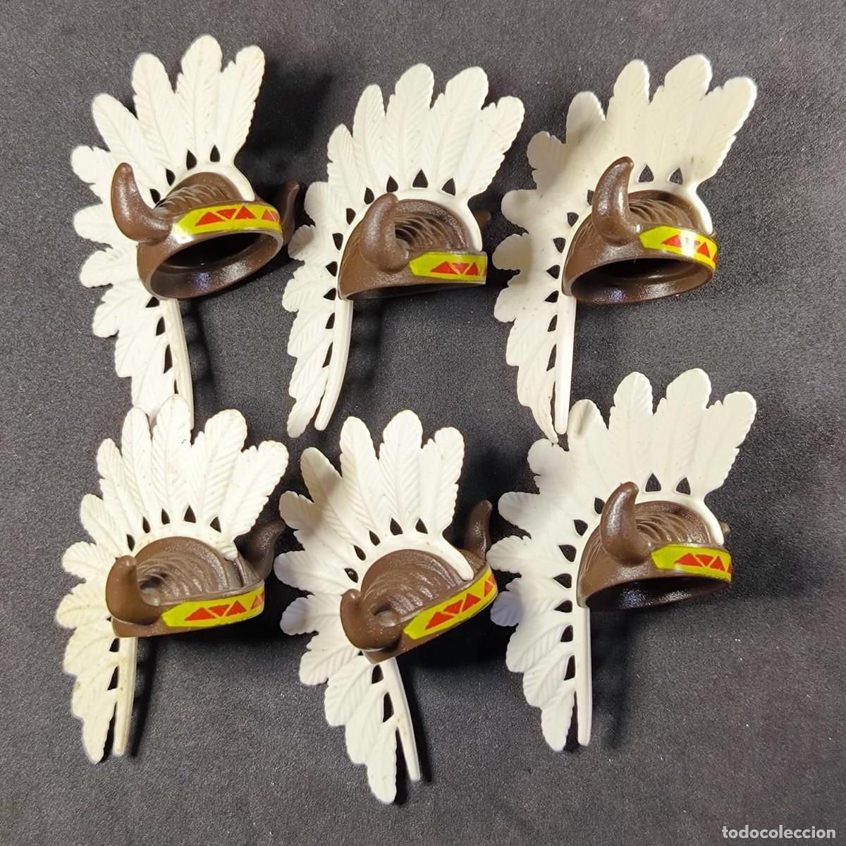 Playmobil: Playmobil gorros indios con penachos ☼