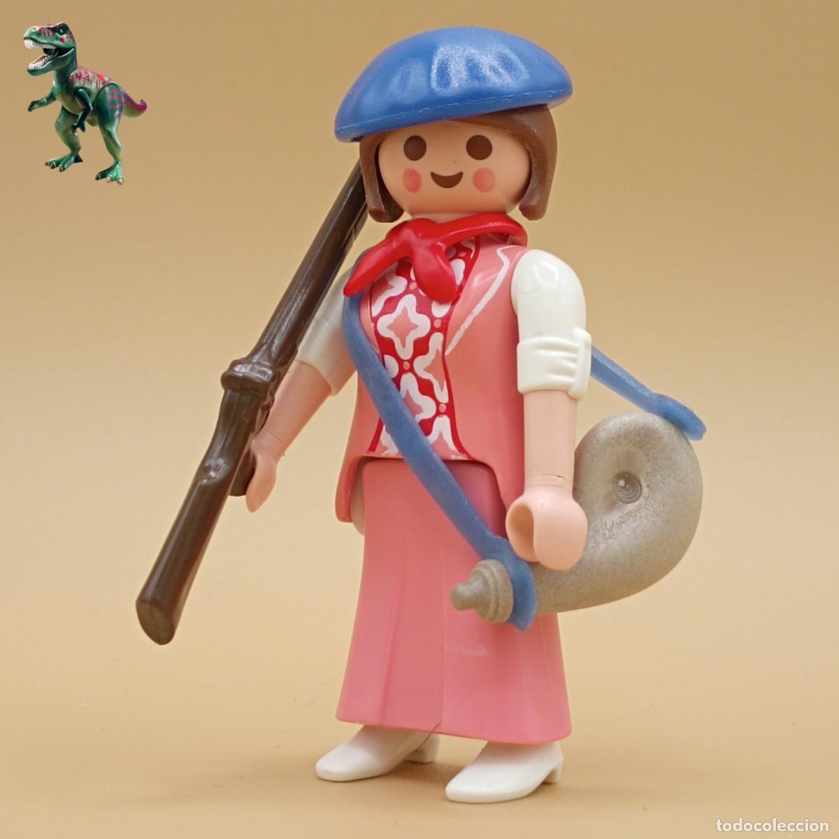 Playmobil: Playmobil figura mujer partisana guerrillera frances miliciano paisana rebelde resistencia