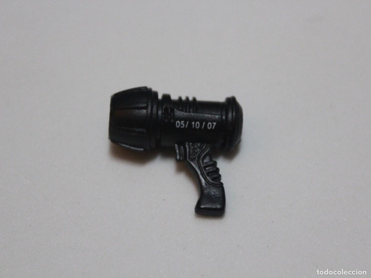 Playmobil: Playmobil accesorio pistola futurista negra ciencia ficci&oacute;n espacial