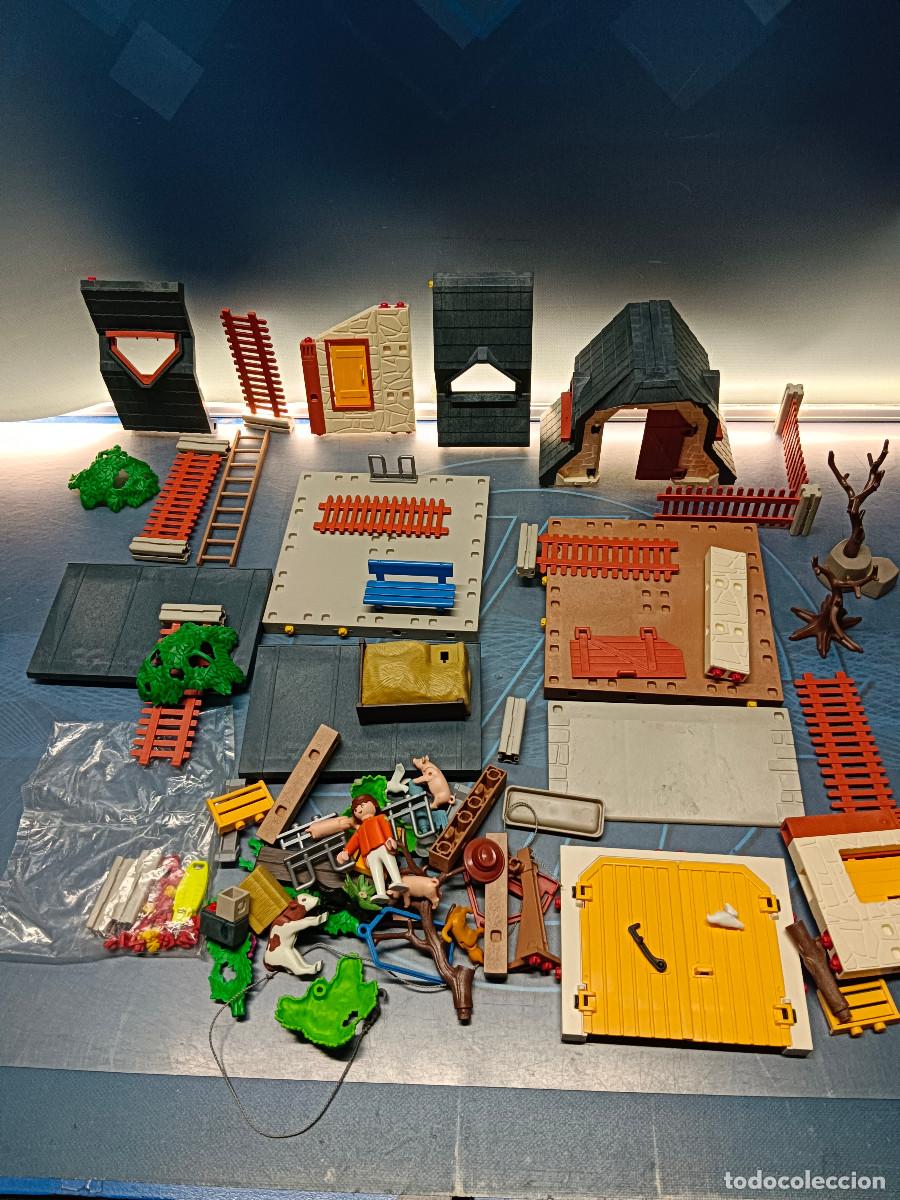 Playmobil: Granja de Playmobil, con bastantes accesorios