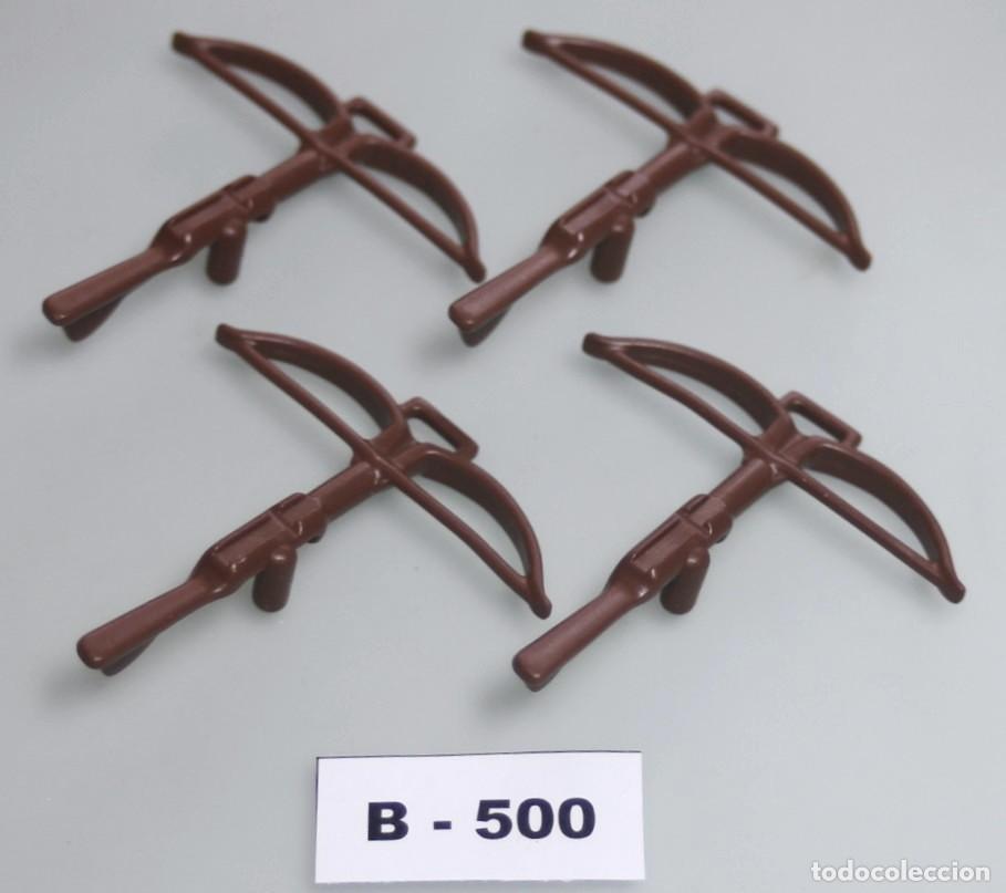 Playmobil: PLAYMOBIL 4 BALLESTAS MODERNAS - MEDIEVAL SOLDADO CASTILLO (B-500)