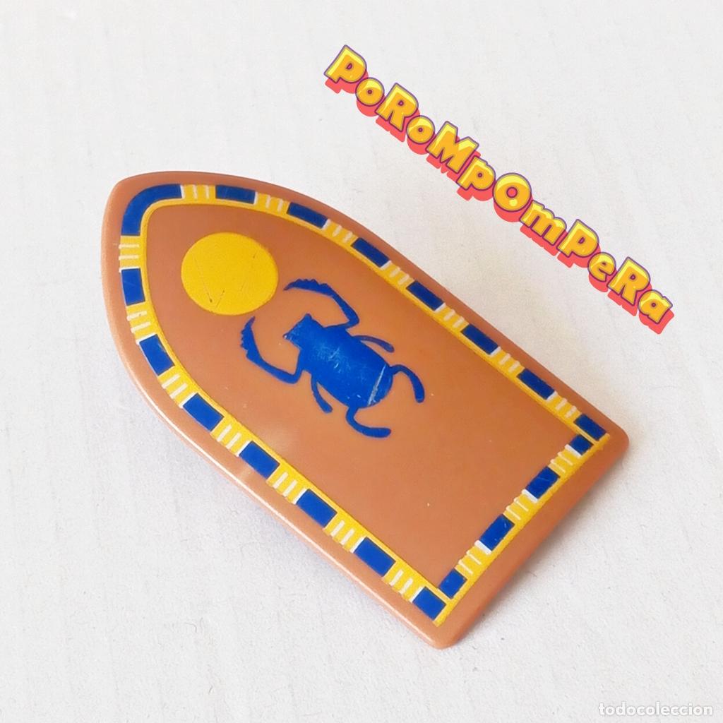 Playmobil: PLAYMOBIL ESCUDO EGIPCIO ESCARABAJO SOL 5386 5388 6486 6488 IDEAL ROMANO BEL&Eacute;N O2