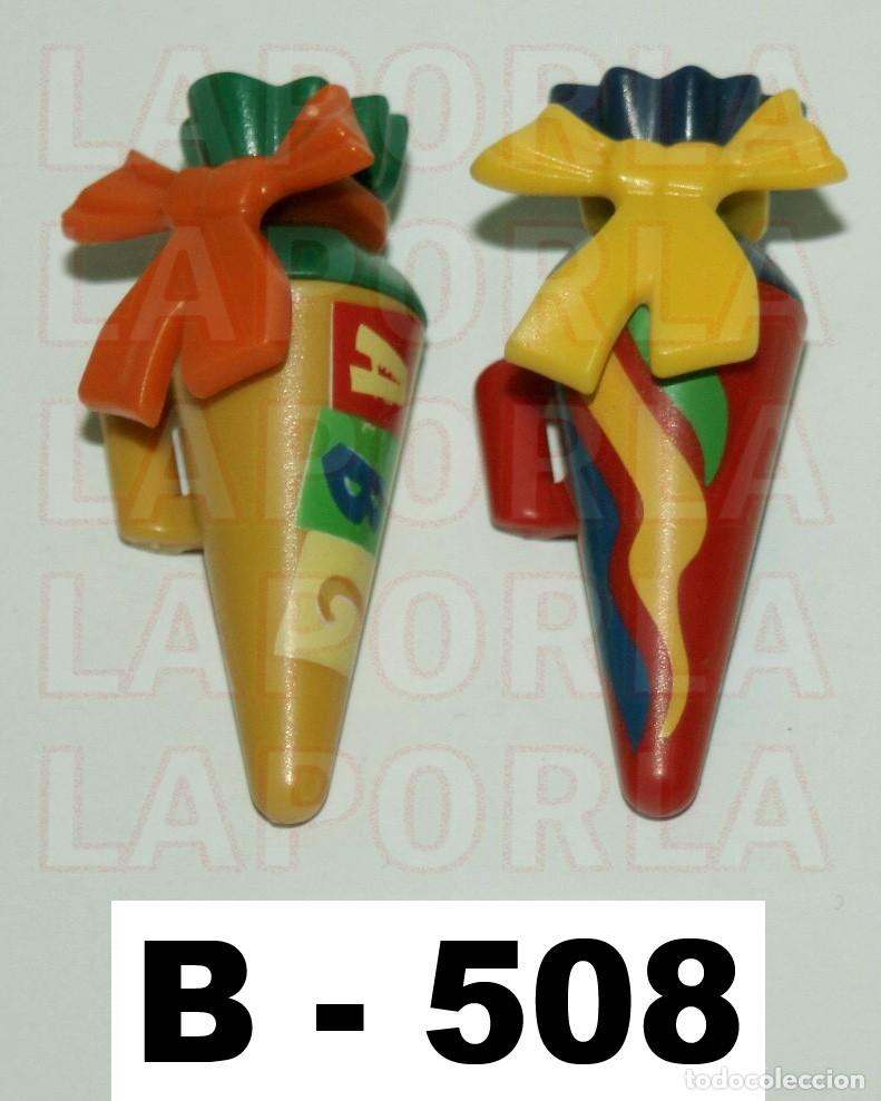 Playmobil: PLAYMOBIL 2 CONOS CHUCHER&Iacute;AS REGALOS - NI&Ntilde;OS NI&Ntilde;AS INFANTIL COLEGIO 4618 4686 5010 5328 7486 (B-508)