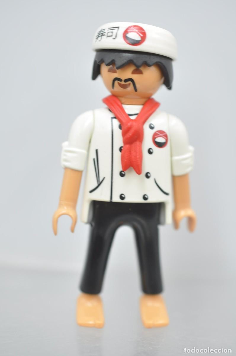 Playmobil: wsk080 Playmobil, figura hombre, cocinero