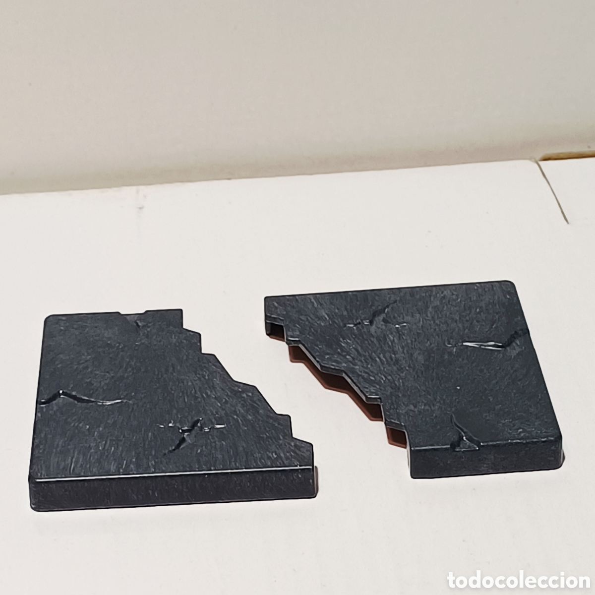 Playmobil: Pieza playmobil N&deg; 3329780 losas rocas piedras suelo roto gris antracita castillo medieval fortaleza