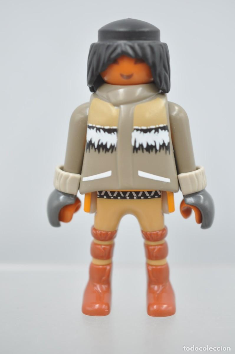 Playmobil: wsk080 Playmobil, figura hombre, trineo 9057