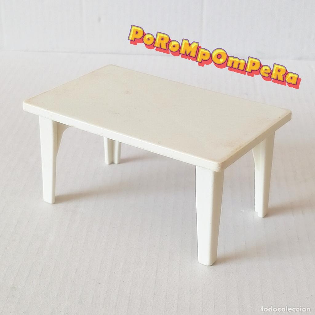 Playmobil: PLAYMOBIL MESA BLANCA 4145 5317 5763 SIMILAR 5317 SAL&Oacute;N COMEDOR CASA DE MU&Ntilde;ECAS CG6