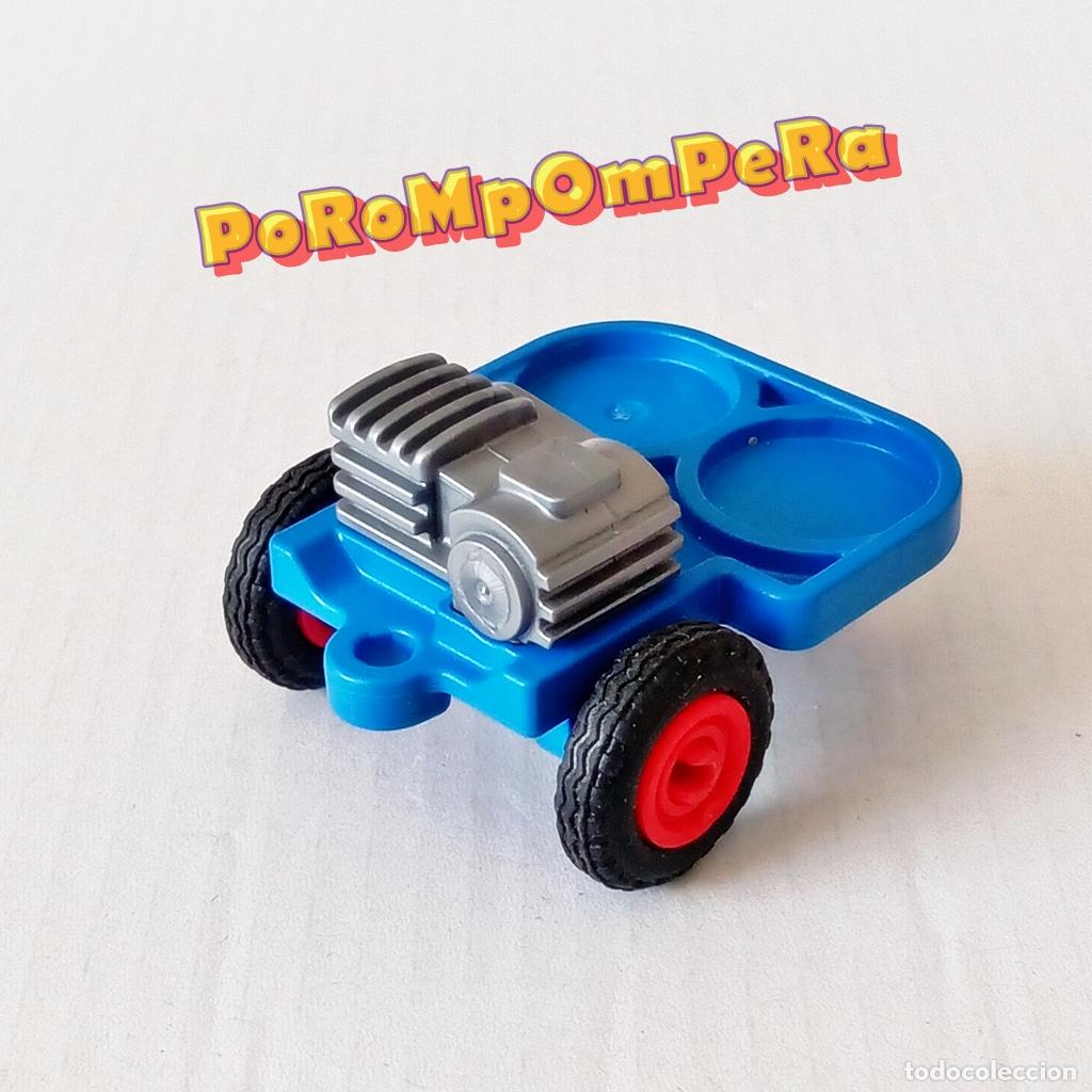 Playmobil: PLAYMOBIL CARRITO AZUL CON MOTOR TRANSPORTE LECHE GRANJA 5119 6120 70132 M&Aacute;QUINA ORDE&Ntilde;O VACAS L5