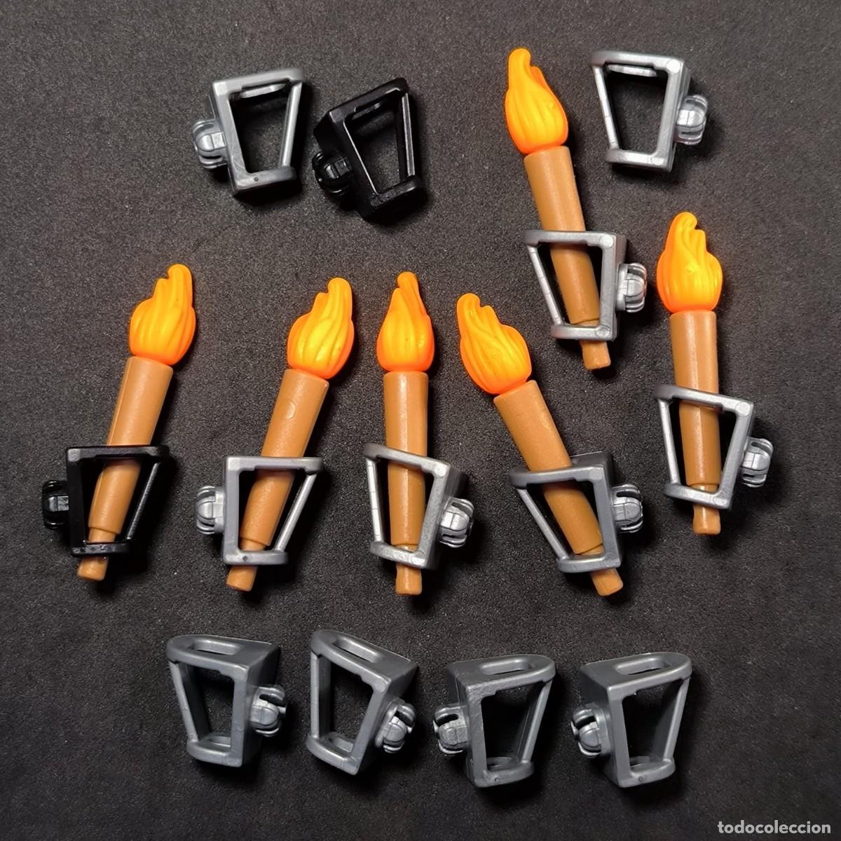 Playmobil: Playmobil soportes para antorchas con antorchas sistema x ☼
