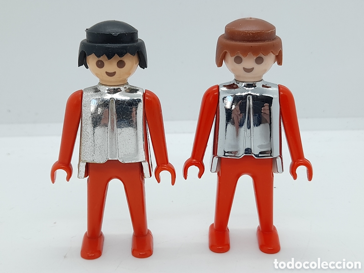 Playmobil: PLAYMOBIL. LOTE DE FIGURAS CROMADAS.
