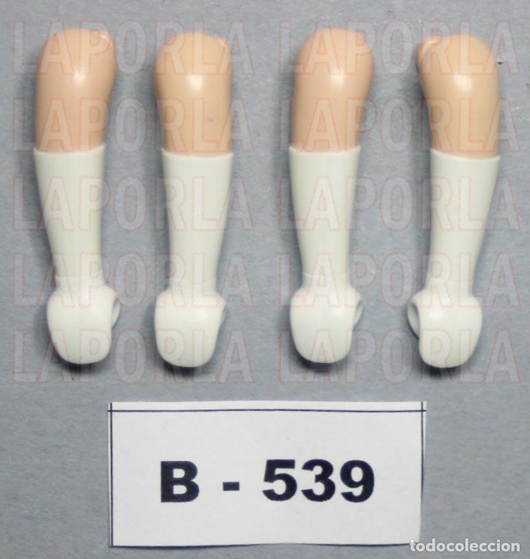 Playmobil: PLAYMOBIL 4 BRAZOS CON GUANTE BLANCO LARGO (2 PARES IZQ-DCHO) VICTORIANO DAMA VESTIDO MODA (B-539)