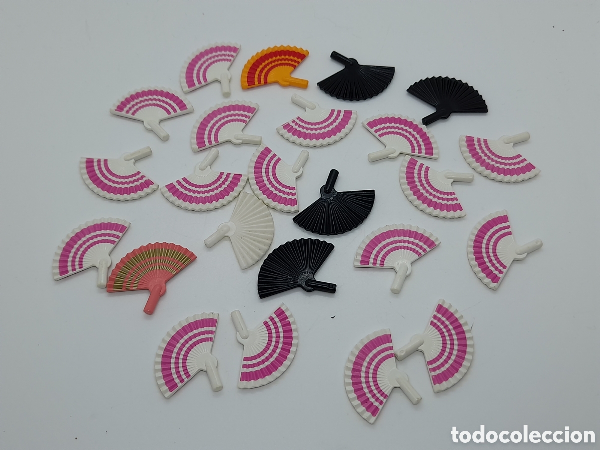 Playmobil: PLAYMOBIL. LOTE DE ABANICOS - Foto 1