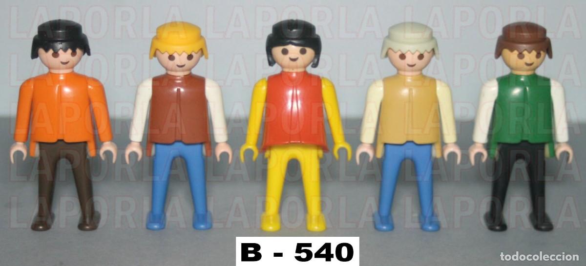 Playmobil: PLAYMOBIL 5 FIGURAS CL&Aacute;SICAS MEDIEVAL 4 CLICKS MANO M&Oacute;VIL Y 1 CLACK MANO FIJA (B-540)