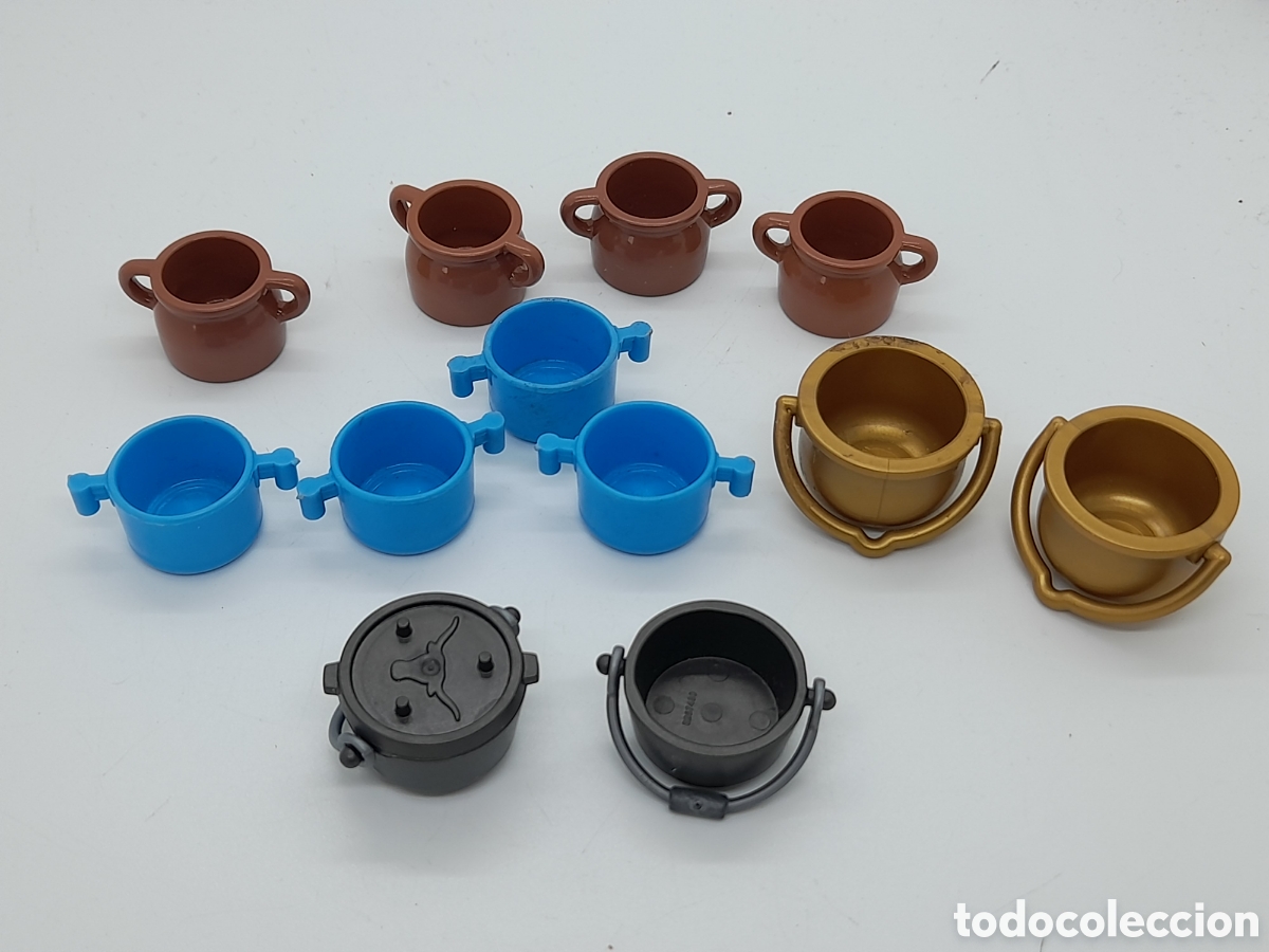 Playmobil: PLAYMOBIL. LOTE DE CALDEROS - Foto 1