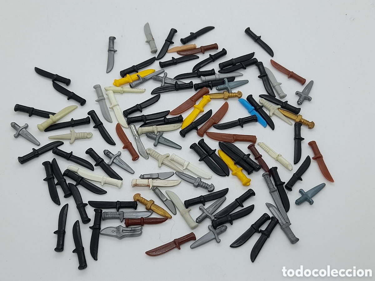 Playmobil: PLAYMOBIL. LOTE DE CUCHILLOS