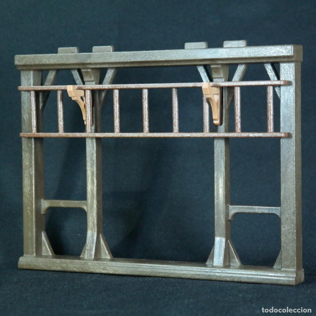 Playmobil: Playmobil pared marron steck con escalera ☼