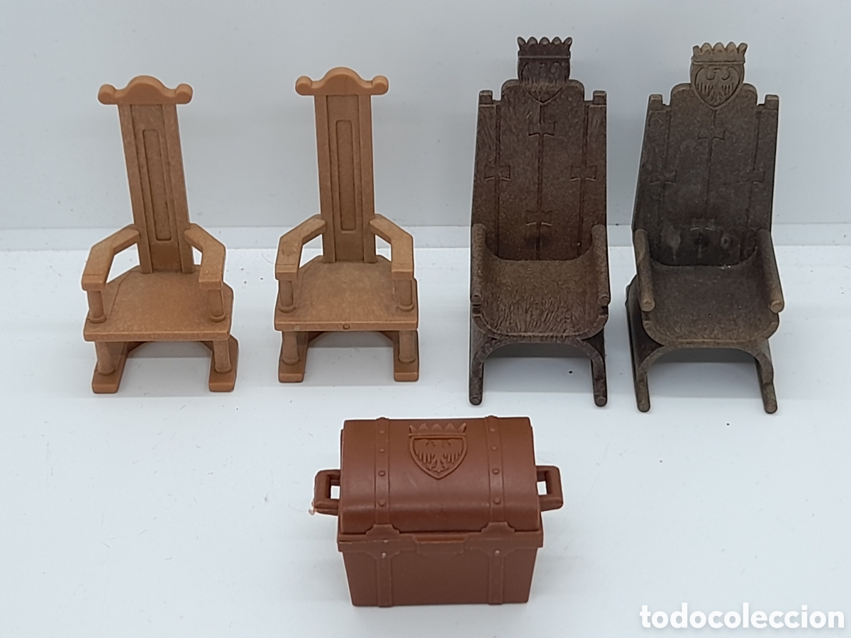 Playmobil: PLAYMOBIL. LOTE DE PIEZAS MEDIEVALES. TRONOS
