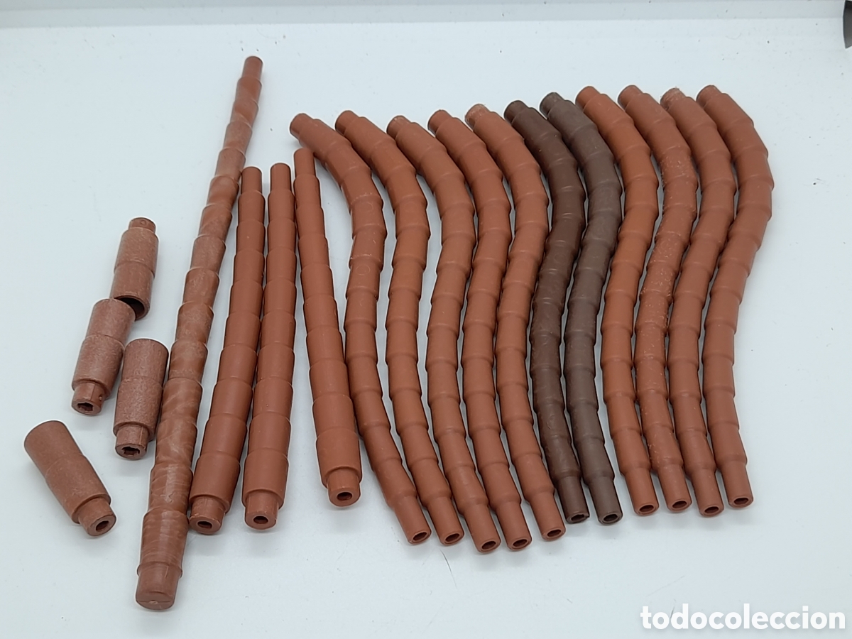 Playmobil: PLAYMOBIL. LOTE DE TRONCOS DE PALMERAS.