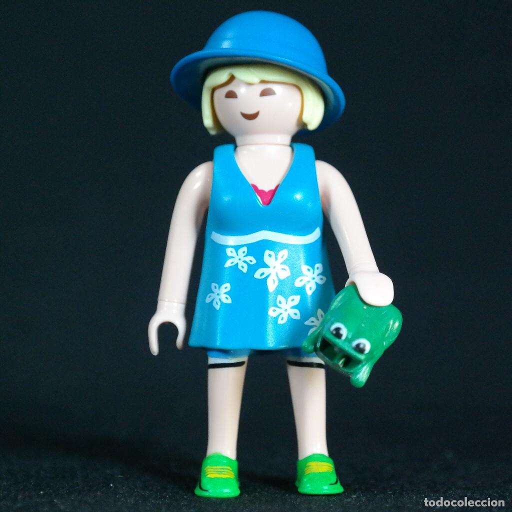 Playmobil: Playmobil mujer japonesa con billetera sapo ☼