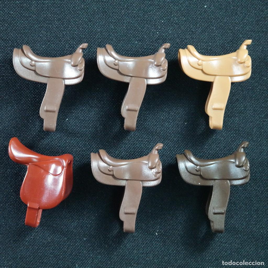 Playmobil: Playmobil 6 monturas para caballos de tercera generacion ☼