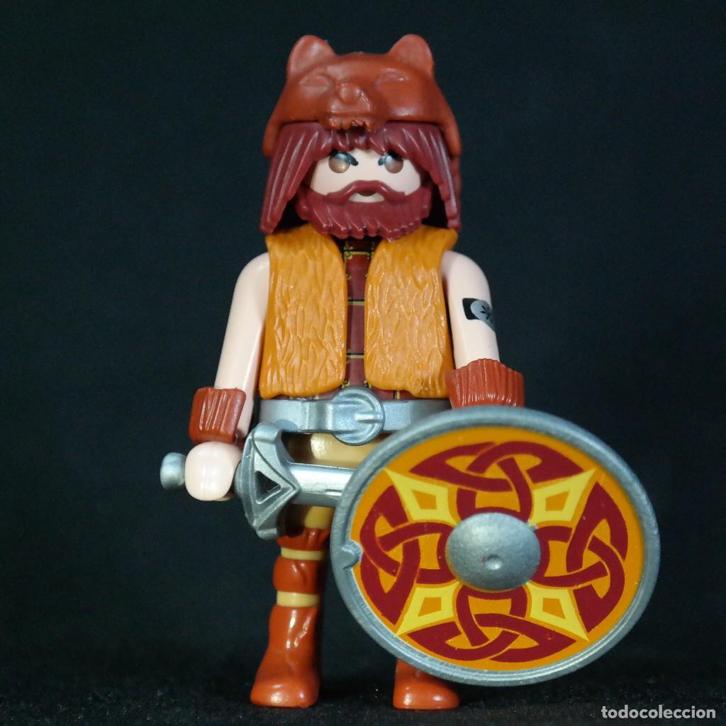 Playmobil: Playmobil vikingo con yelmo de lobo ☼