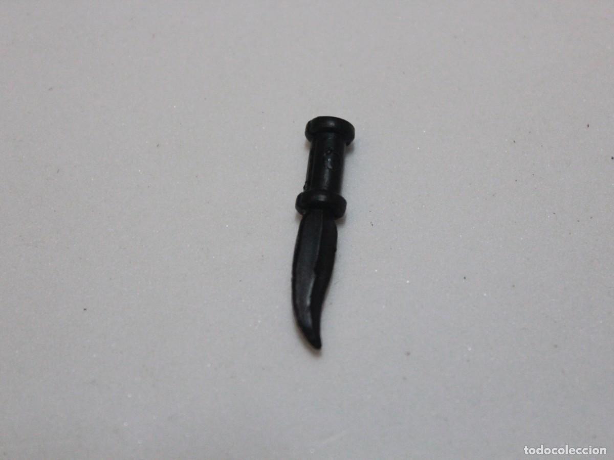 Playmobil: Playmobil accesorio cuchillo curvo negro pirata bandido medieval