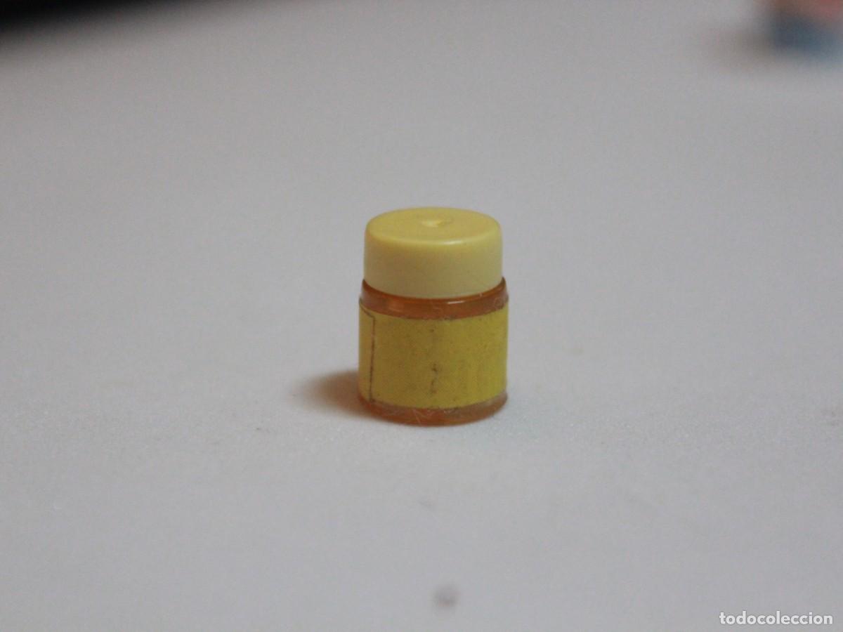 Playmobil: Accesorio playmobil tarro transparente &aacute;mbar con etiqueta amarilla