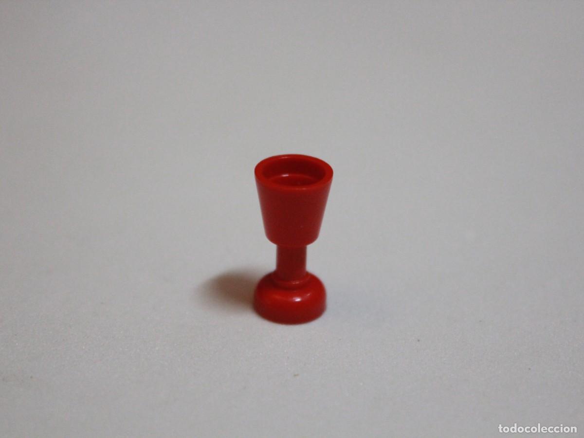 Playmobil: Accesorio playmobil copa roja cocina vajilla