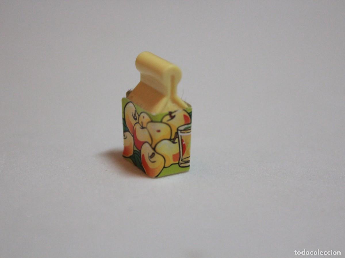 Playmobil: Accesorio playmobil cart&oacute;n de zumo de manzana alimentaci&oacute;n supermercado