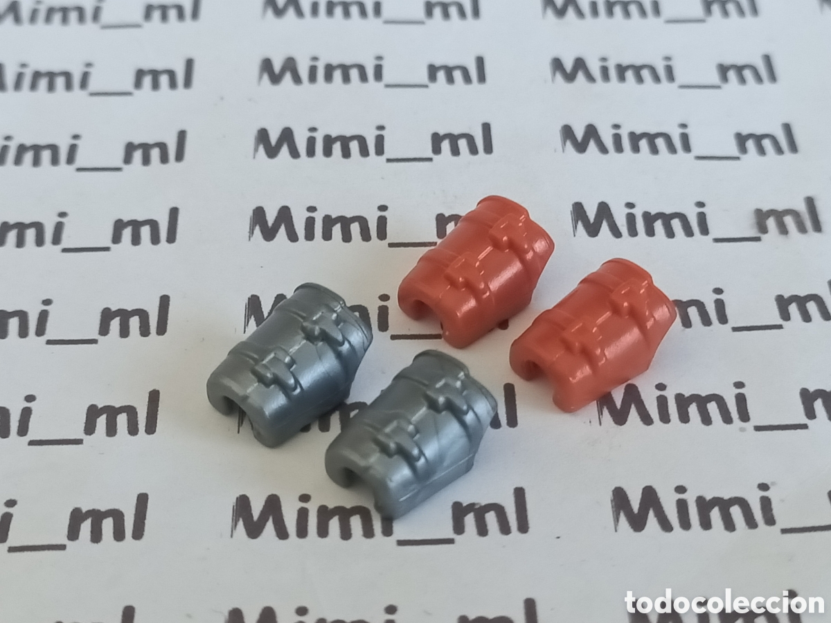 Playmobil: Playmobil 2 pares pu&ntilde;os correas vikingo medieval gladiador