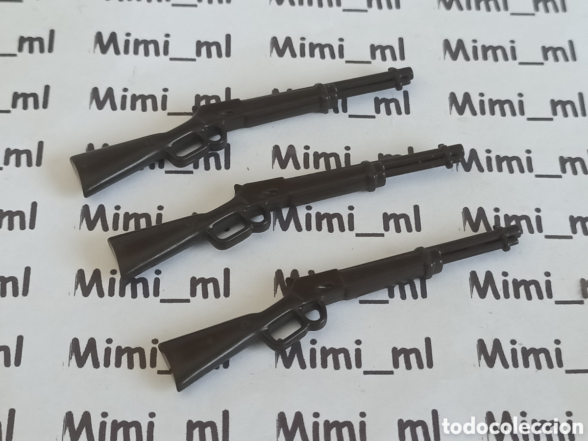 Playmobil: Playmobil 3 rifles marrones western oeste