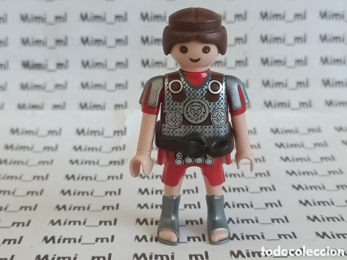 Playmobil: Playmobil figura soldado legionario romano cintur&oacute;n marr&oacute;n