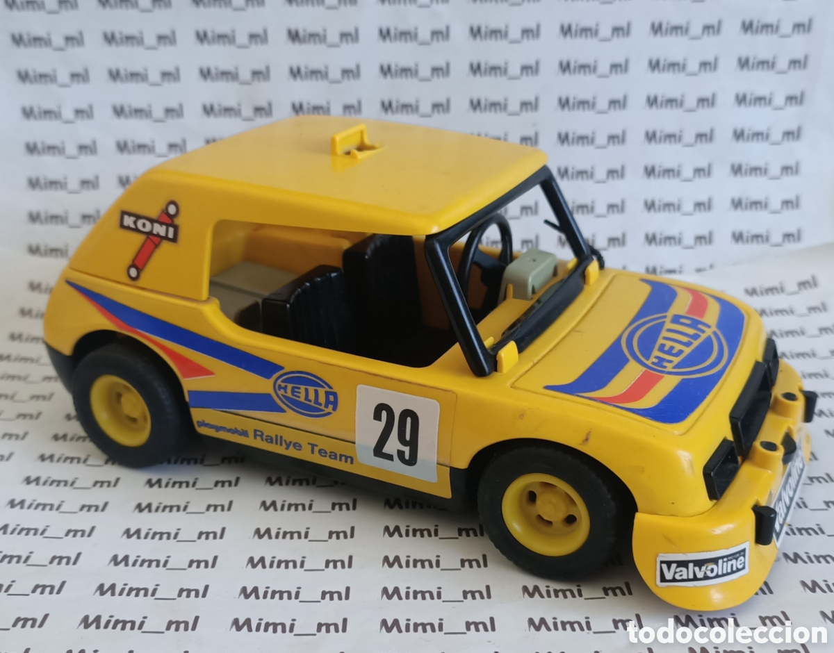 Playmobil: Playmobil 3524 coche amarillo rallye veh&iacute;culos