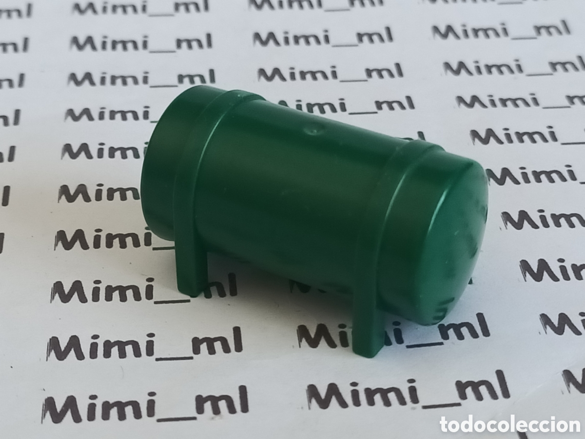 Playmobil: Playmobil 4053 dep&oacute;sito verde gasolina tren locomotora obra