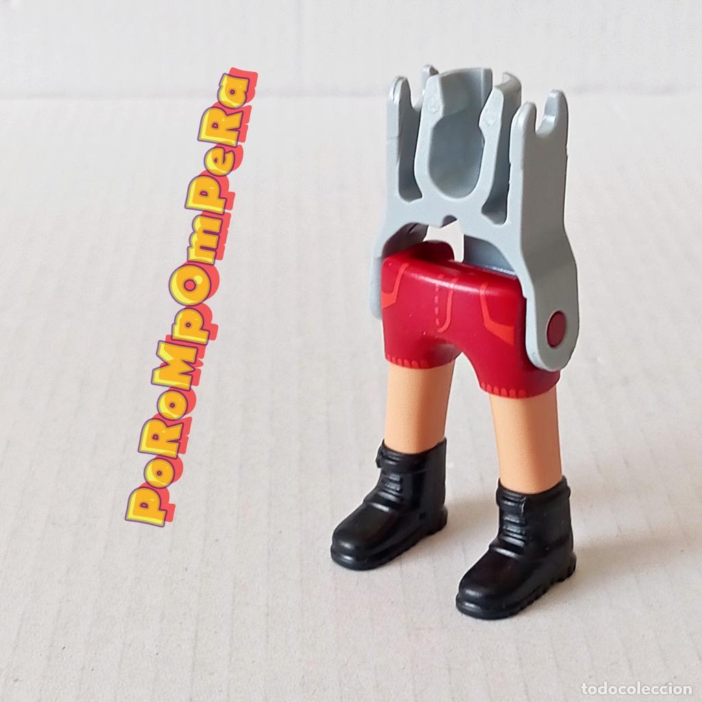 Playmobil: PLAYMOBIL PIERNA PANTAL&Oacute;N CORTO BOTA MILITAR + ESQUELETO IDEAL CUSTOM/COMPLETAR J7