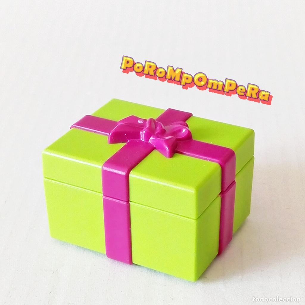 Playmobil: PLAYMOBIL CAJA DE REGALO VERDE LIMA SORPRESA NAVIDAD J2