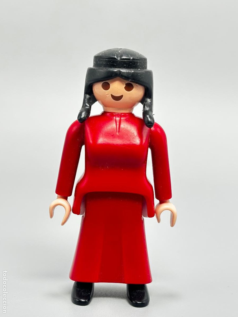 Playmobil: Playmobil figura mujer traje roo zapato negro