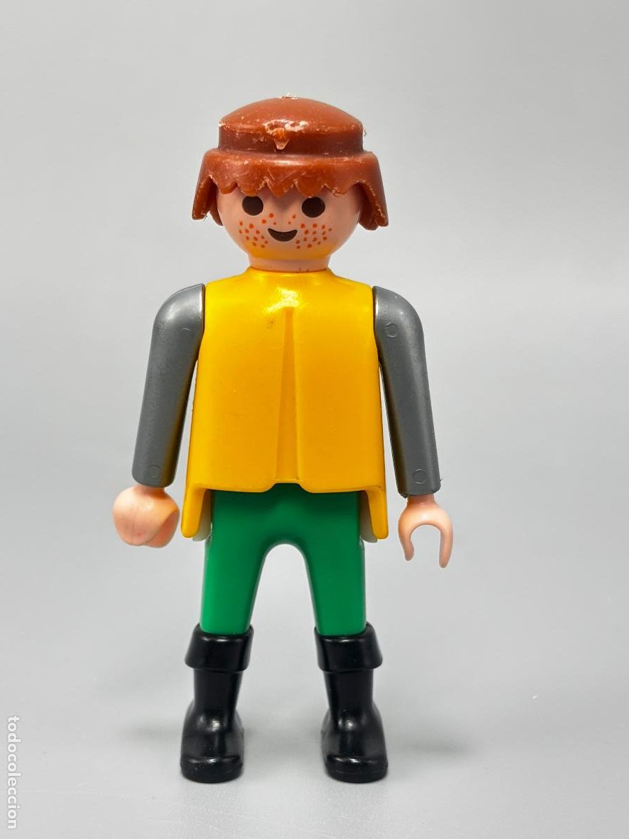 Playmobil: Playmobil 3666 figura soldado logo de la torre en espalda