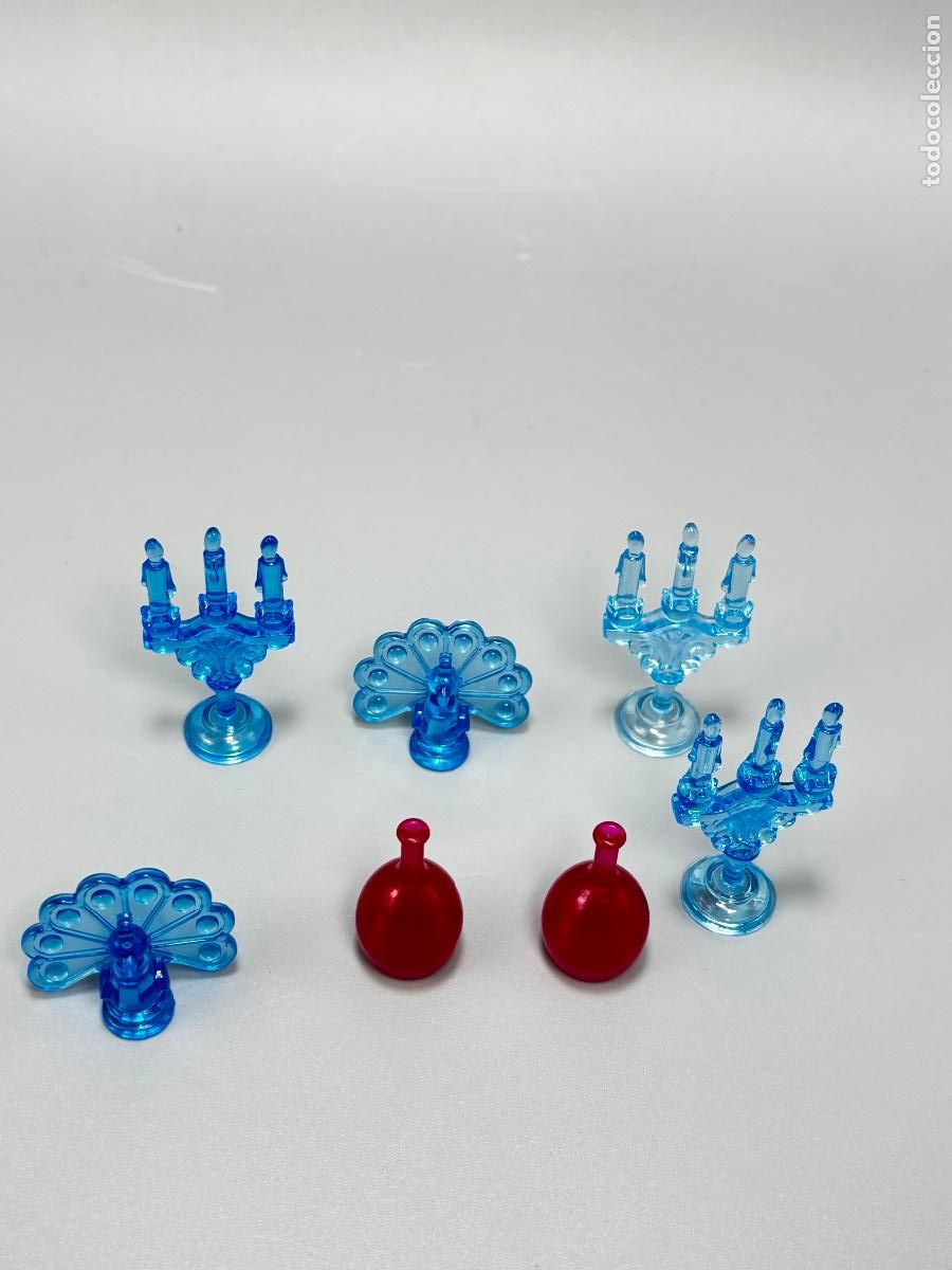 Playmobil: Playmobil lote adorno candelabro botella translucido