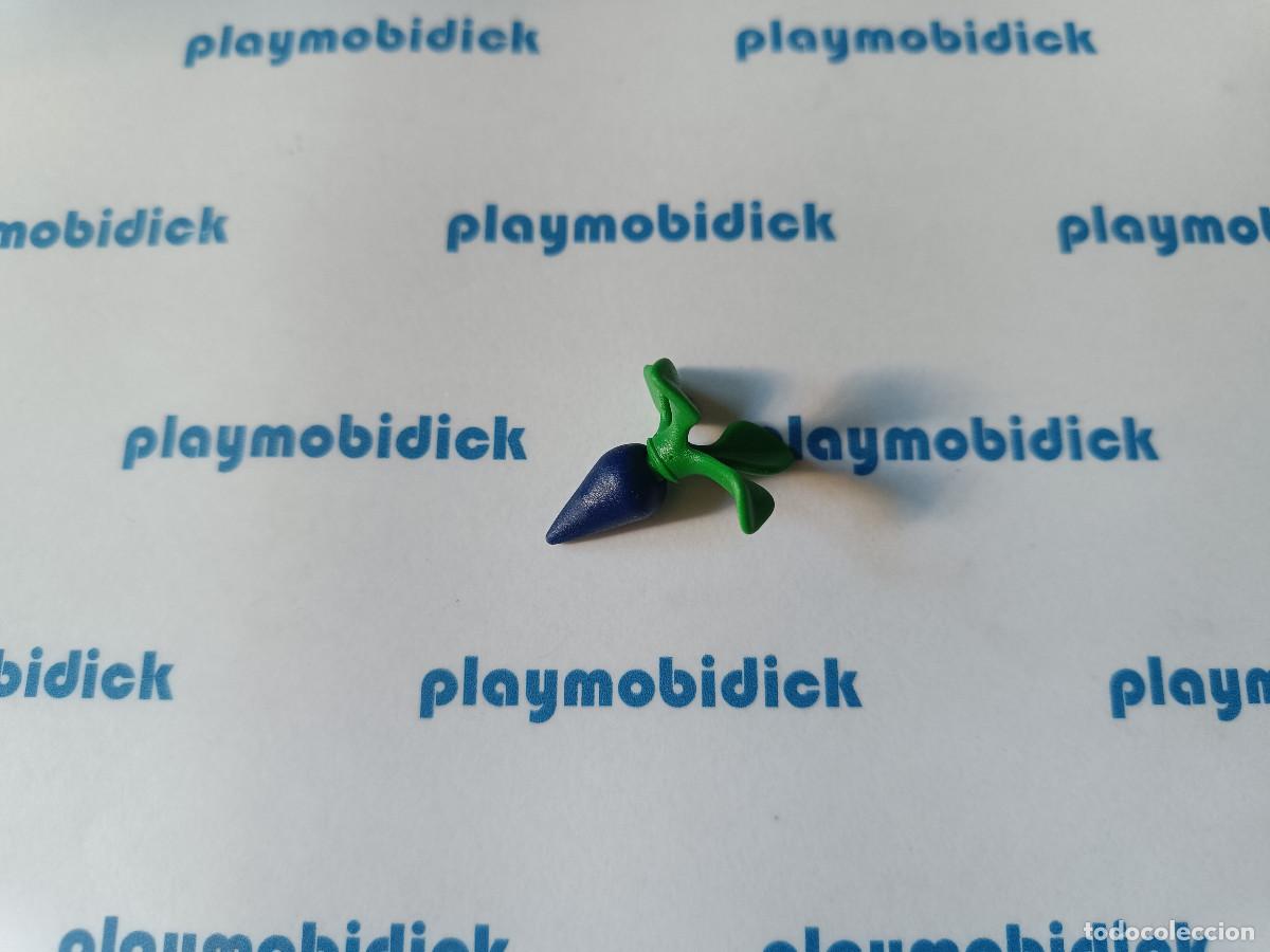 Playmobil: Playmobil nabo azul fruteria comida mercado verdura hortaliza