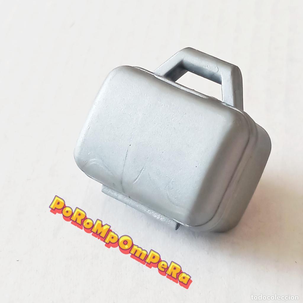 Playmobil: PLAYMOBIL MALET&Iacute;N GRIS PLATEADO QUAD 4425 4427 SIMILAR MOTO SCOOTER 3946 MALETA EQUIPAJE D9